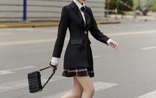 Biến blazer thành váy liền thân - bí quyết mặc đẹp của những quý cô thời thượng