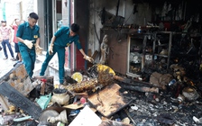 Cháy cửa hàng bán đồ thờ cúng trên đường Nguyễn Chí Thanh