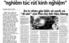 Tỉnh ủy Hậu Giang 'nghiêm túc rút kinh nghiệm'