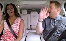Phu nhân Michelle Obama gây sốt khi vừa hát vừa nhảy trên ô tô