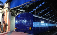 Đục nóc tàu lửa tại Ấn Độ trộm 750.000 USD