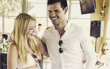 Taylor Lautner bị bắt gặp hôn Billie Lourd