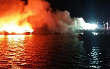 Cháy 3 tàu cá ở đầm Đạm Thủy, thiệt hại hơn 30 tỉ đồng