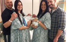 Hai chị em song sinh cùng sinh con một ngày tại bệnh viện