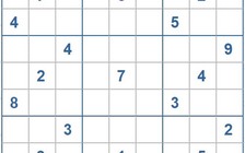 Mời các bạn thử sức với ô số Sudoku 3821 mức độ Khó