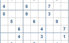 Mời các bạn thử sức với ô số Sudoku 3862 mức độ Khó