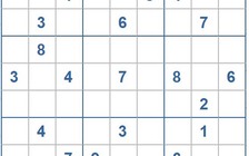 Mời các bạn thử sức với ô số Sudoku 3894 mức độ Khó