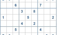 Mời các bạn thử sức với ô số Sudoku 3934 mức độ Khó