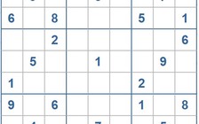 Mời các bạn thử sức với ô số Sudoku 3993 mức độ Khó