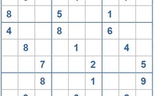 Mời các bạn thử sức với ô số Sudoku 4018 mức độ Khó