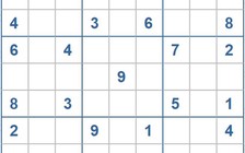 Mời các bạn thử sức với ô số Sudoku 4073 mức độ Khó