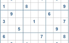 Mời các bạn thử sức với ô số Sudoku 4081 mức độ Khó