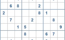 Mời các bạn thử sức với ô số Sudoku 4171 mức độ Khó