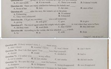 Đề thi tuyển sinh trùng với đề thi thử của trung tâm dạy thêm!