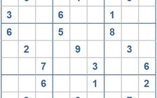 Mời các bạn thử sức với ô số Sudoku 4179 mức độ Khó