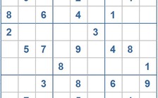 Mời các bạn thử sức với ô số Sudoku 4181 mức độ Khó