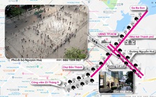 'Siêu' phố đi bộ vướng giao thông