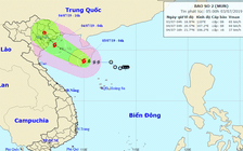 Bão số 2 gây mưa lớn, hướng vào Quảng Ninh, Hải Phòng