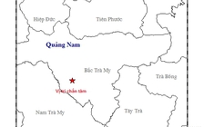 Lại xuất hiện động đất 2,8 độ Richter ở Bắc Trà My