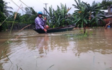 Quảng Nam: Lốc xoáy đánh chìm tàu đang neo đậu, hai cha con mất tích