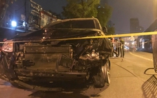 ‘Xe điên’ tông hàng loạt phương tiện trên phố Hà Nội, nữ lao công chết thảm