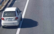 Phát hiện tài xế chạy ô tô ngược chiều trên cao tốc