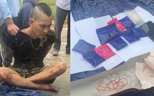 Nghi phạm tàng trữ ma túy lao thẳng ô tô vào công an hòng thoát thân