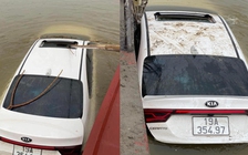 Điều tra nghi án đẩy xe KIA xuống sông Hồng, tạo hiện trường giả để trốn nợ