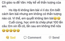 Học sinh bị chép phạt vì từ chối viết bài văn tả thần tượng
