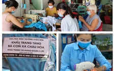 Những ngày cách ly xã hội: May hàng chục ngàn khẩu trang tặng người dân phòng dịch