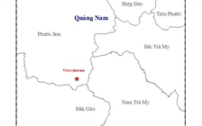 Động đất 2,9 độ Richter ở Quảng Nam, nghe tiếng nổ phát ra từ lòng núi
