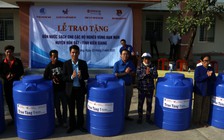 Tỉnh đoàn Kiên Giang vận động tặng bồn chứa nước sạch cho hộ nghèo