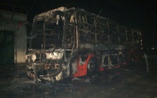 Bắt được nghi phạm đốt xe khách cháy trơ khung ở Hà Tĩnh