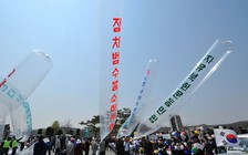 Triều Tiên rải giấy vệ sinh đã sử dụng vào Hàn Quốc