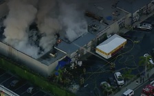 Cháy lớn tại khu thương xá Phước Lộc Thọ