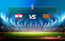 Trực tiếp bóng đá Lebanon vs Sri Lanka, World Cup, 13:00 07/06/2021