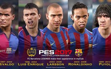 Những huyền thoại Ronaldinho, Rivaldo, Puyol sắp góp mặt trong PES 2017