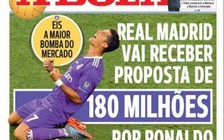 Cristiano Ronaldo được hỏi mua với giá 180 triệu euro