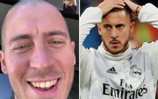 Eden Hazard bất ngờ cạo trọc đầu như HLV Zidane