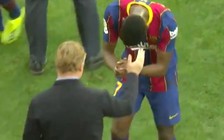 Cầu thủ trẻ Ilaix Moriba mang ơn HLV Koeman khi được thi đấu cho Barcelona