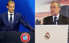 Chủ tịch UEFA muốn trừng phạt Real Madrid để trả đũa ông Florentino Perez