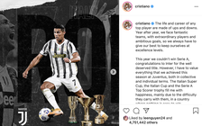 Sốc: Cristiano Ronaldo đăng thông điệp ám chỉ sắp chia tay Juventus