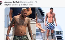 CĐV PSG té ngửa với thân hình tăng cân và bụng mỡ của Neymar