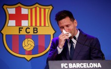Messi bật khóc nghẹn ngào khi họp báo chia tay Barcelona: ‘Đây là nhà của tôi’