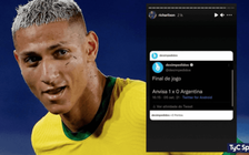 Tiền đạo Richarlison châm dầu vào lửa sau trận Brazil - Argentina bị hoãn