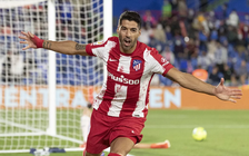 Kết quả La Liga, Getafe 1-2 Atletico Madrid: Luis Suarez lập cú đúp