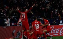 Kết quả La Liga: Atletico Madrid ngược dòng khó tin ở phút bù giờ