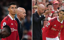 Tiết lộ gây sốc, HLV Erik ten Hag mắng thẳng mặt Cristiano Ronaldo trước cầu thủ M.U
