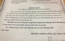 Nhiều sinh viên bị kỷ luật vì vi phạm quy chế thi