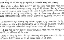 Cấm người học ‘nói xấu’ thầy cô trên mạng xã hội